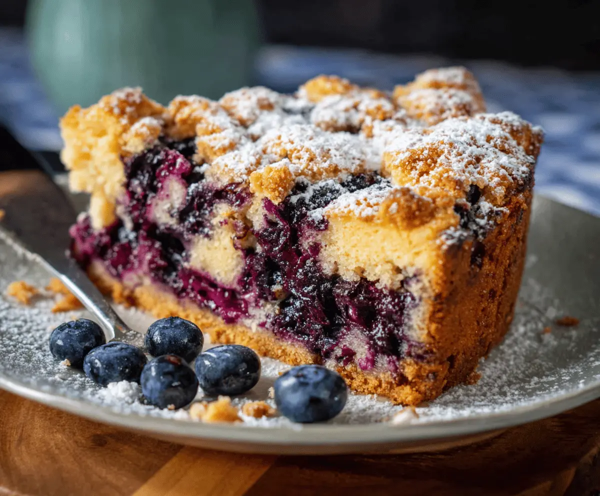 Classic German Blueberry Cake Recipe
