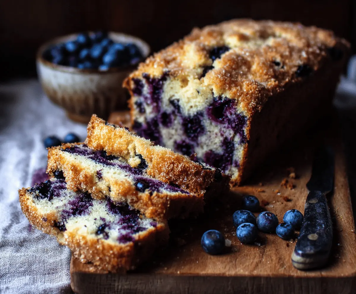 Easy Blueberry Muffin Bread Recipe for Breakfast