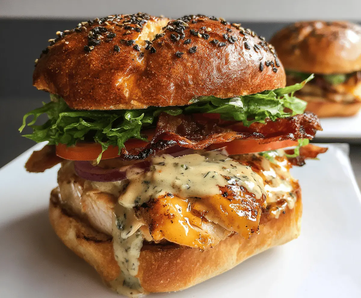 Easy Honey Dijon Chicken Sandwich Recipe