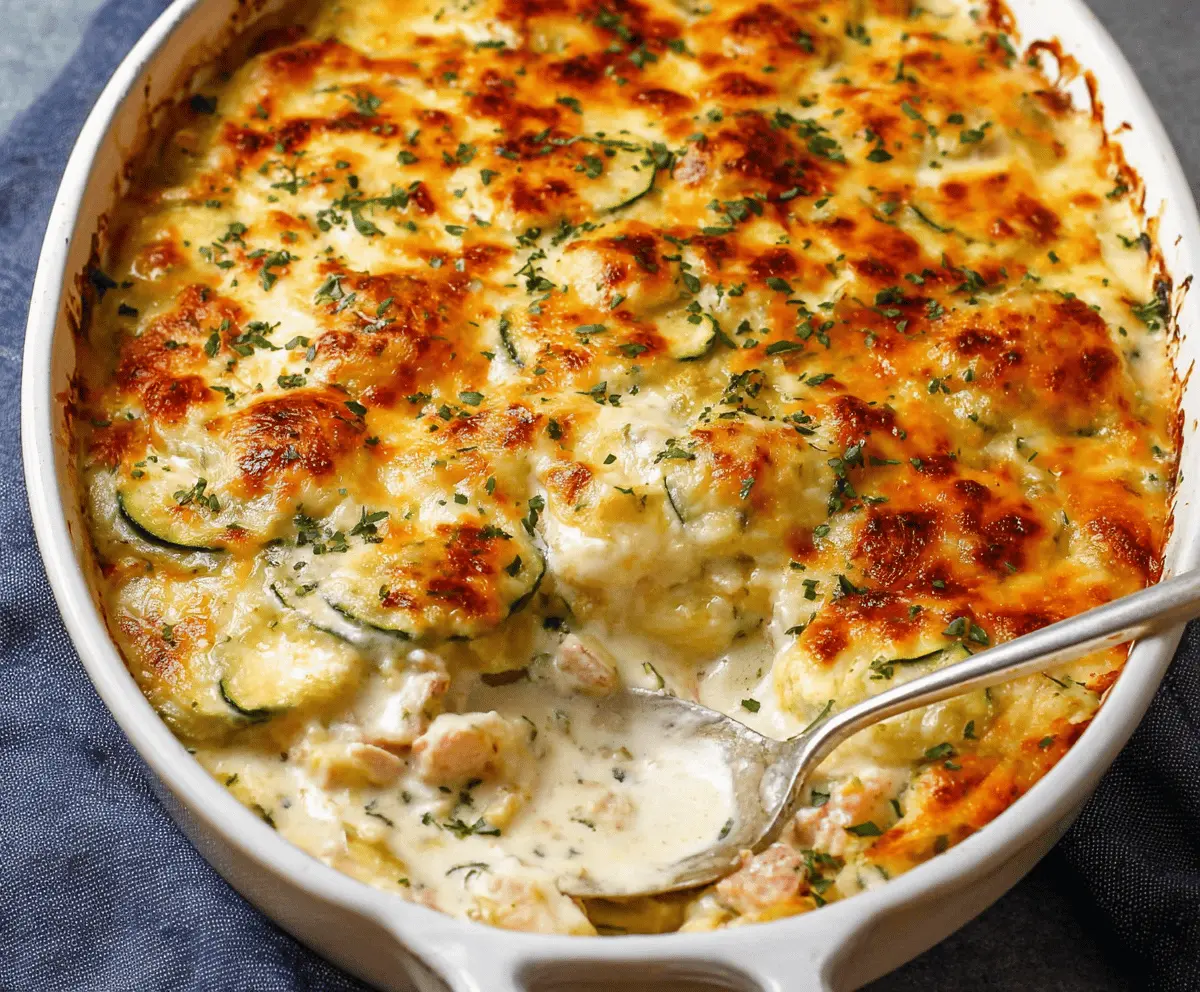Easy Chicken Zucchini Casserole Recipe